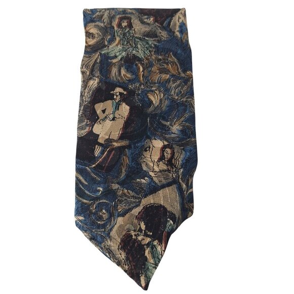 Vintage 1992 American Film Classics Gone With The Wind Novelty Silk Necktie - Picture 3 of 7